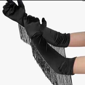 Women's Vintage Fringe Gloves